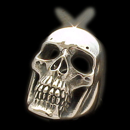 Ex. Ex. Large Skull Ring - Sterling Silver