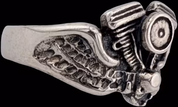 Evolution Ring on wings - left side profile of motor on wing