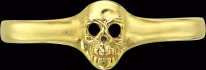 Tiny Skull Ring - 10K Gold