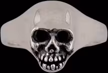 Small Skull Ring - Sterling Silver