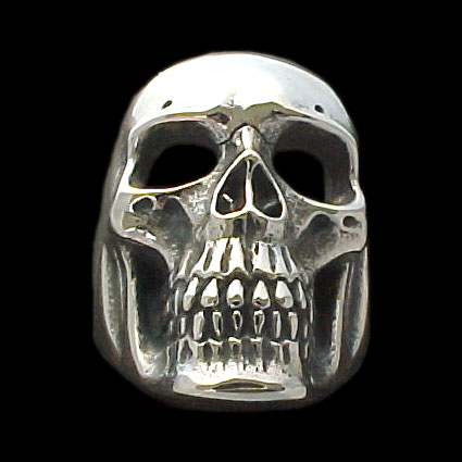 Ex. Ex. Large Skull Ring - Sterling Silver