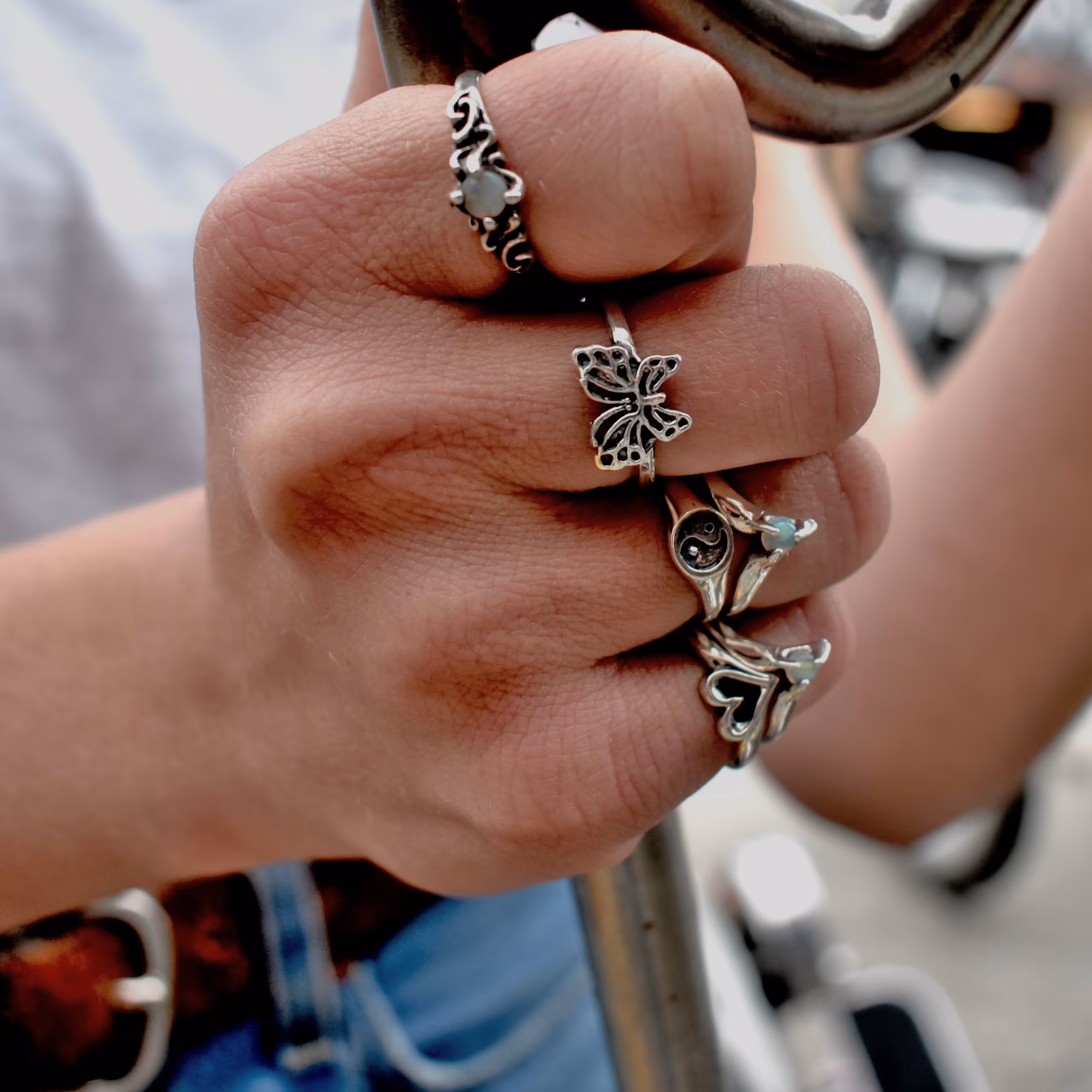 Tiny Heart Ring - Sterling Silver