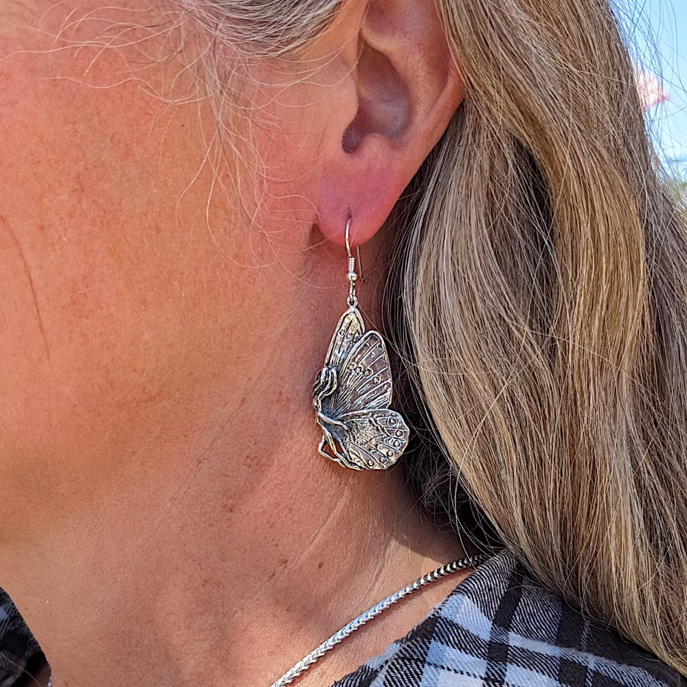 Fairy Dangle Earrings - Sterling Silver