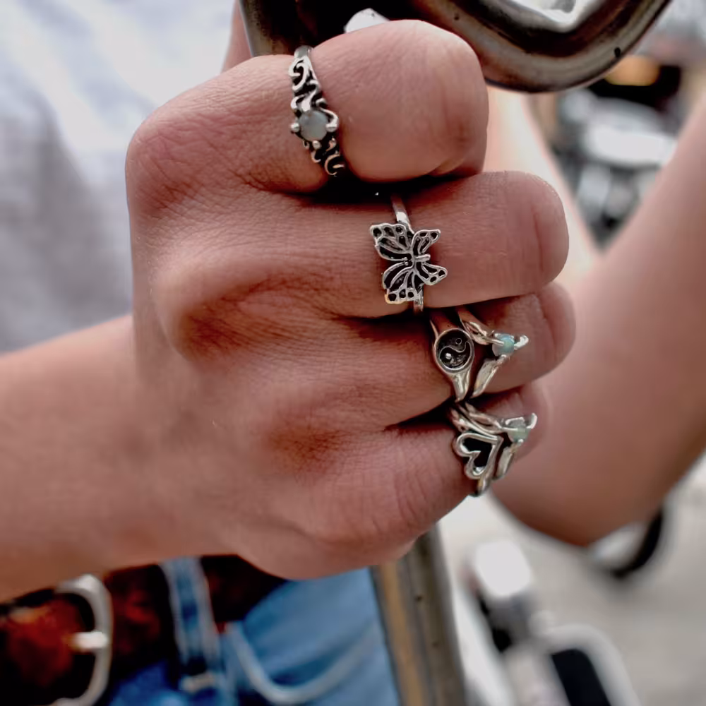 Tiny Heart Ring - Sterling Silver