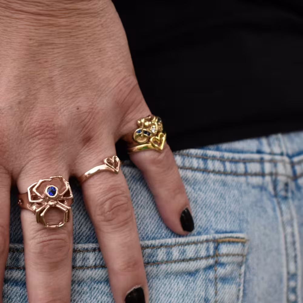 Tiny Heart Ring - 10K Gold