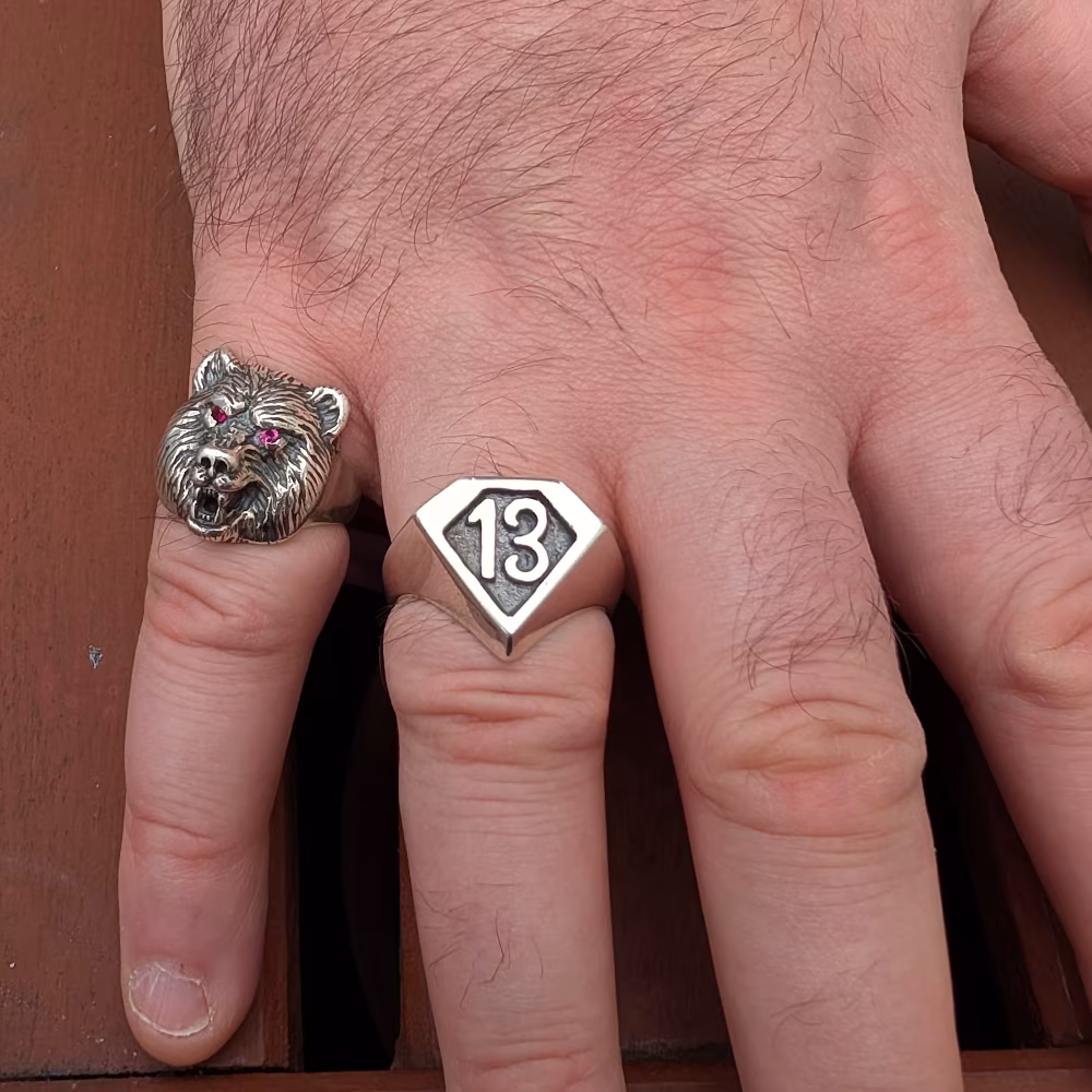 Thirteen (13) Ring - Sterling Silver