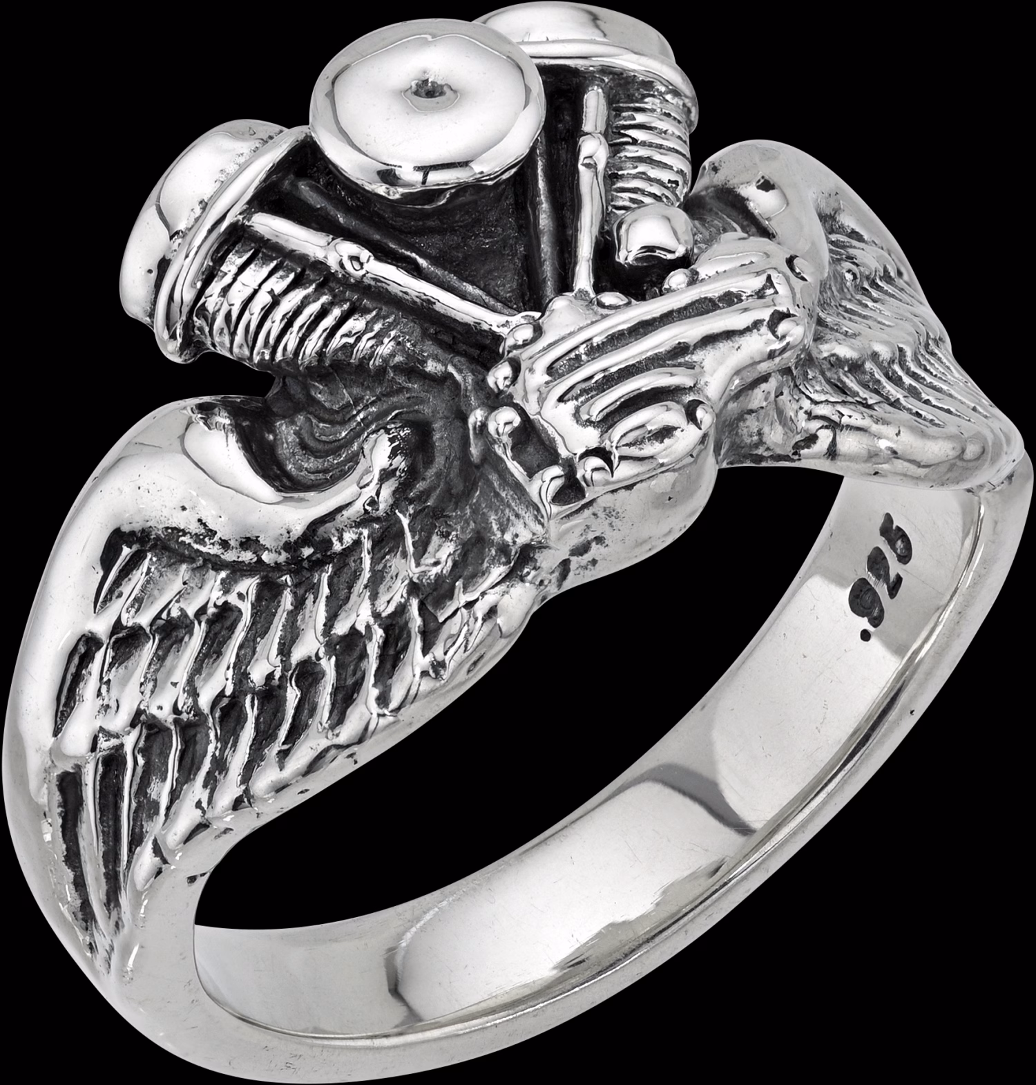 Pan Ring on Wings - right side profile towards engine