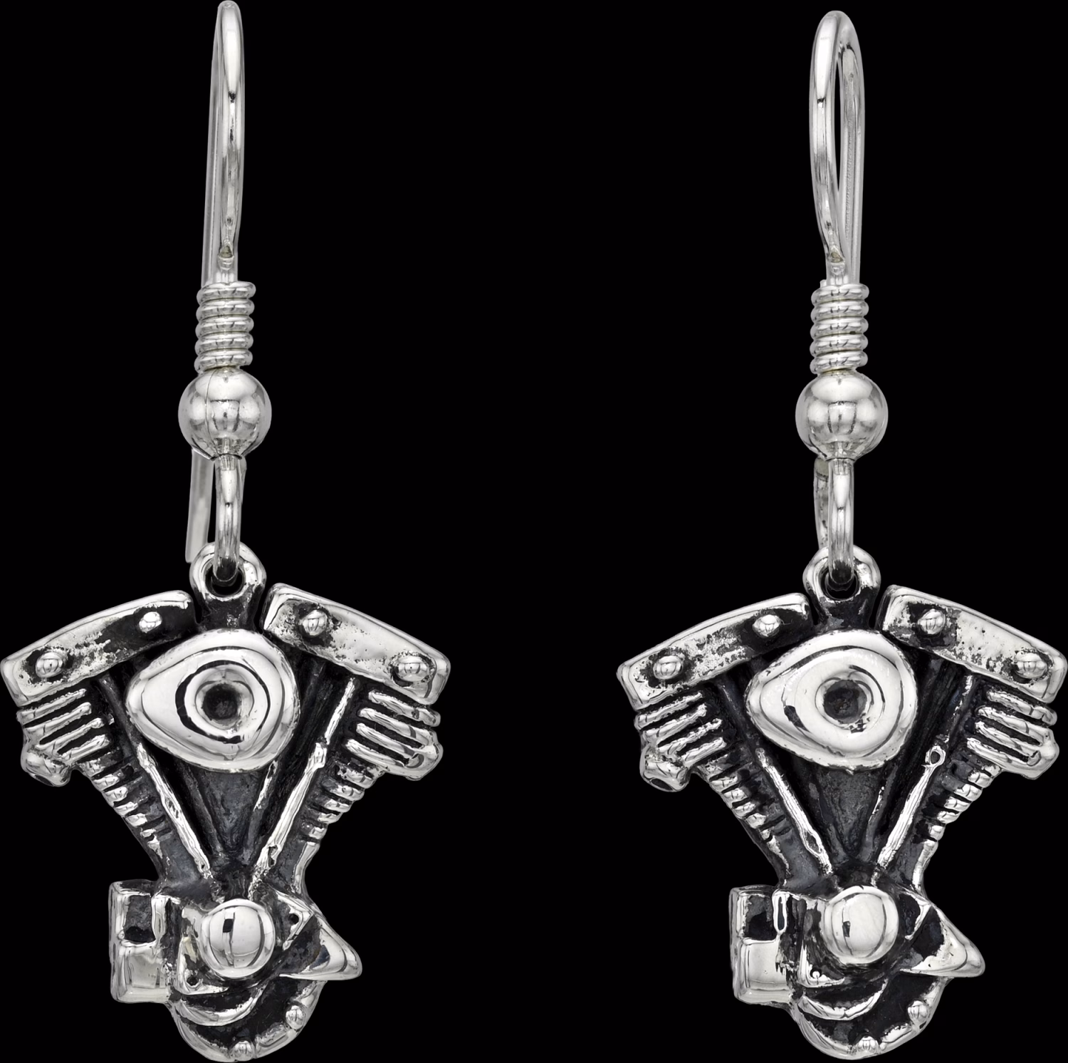 Shovel Earring Dangles - Sterling Silver