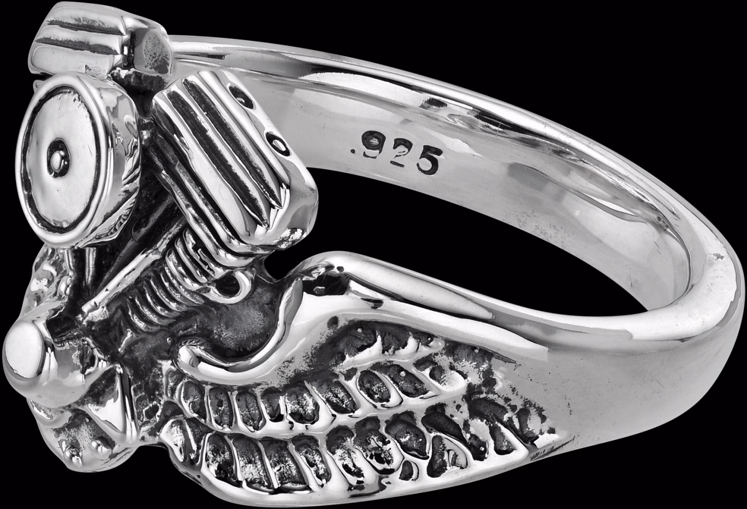 Evolution Ring on Wings - left top profile with motor on wings