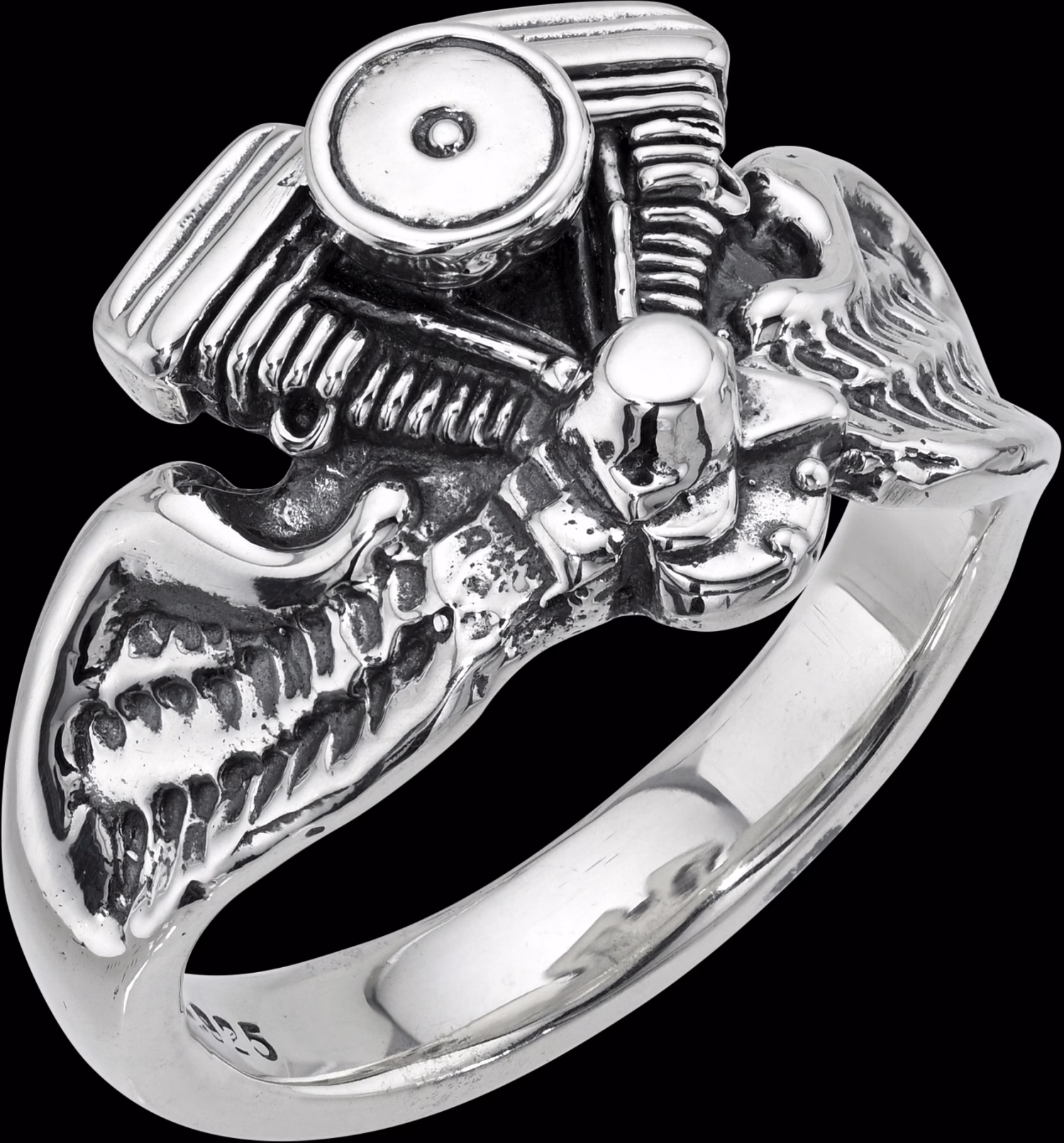 Evolution Ring on Wings - right side profile towards engine
